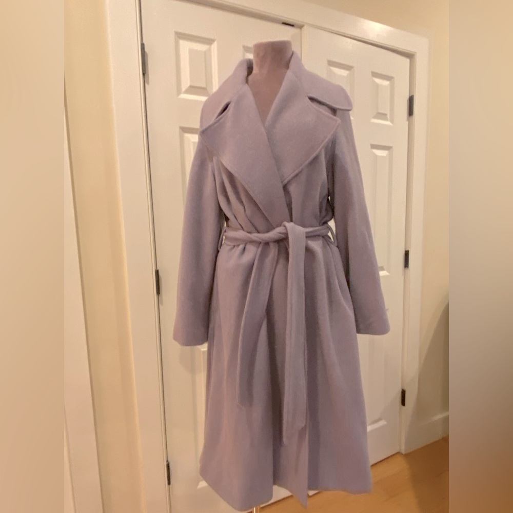 Lauren Ralph Lauren Lavender Belted Coat